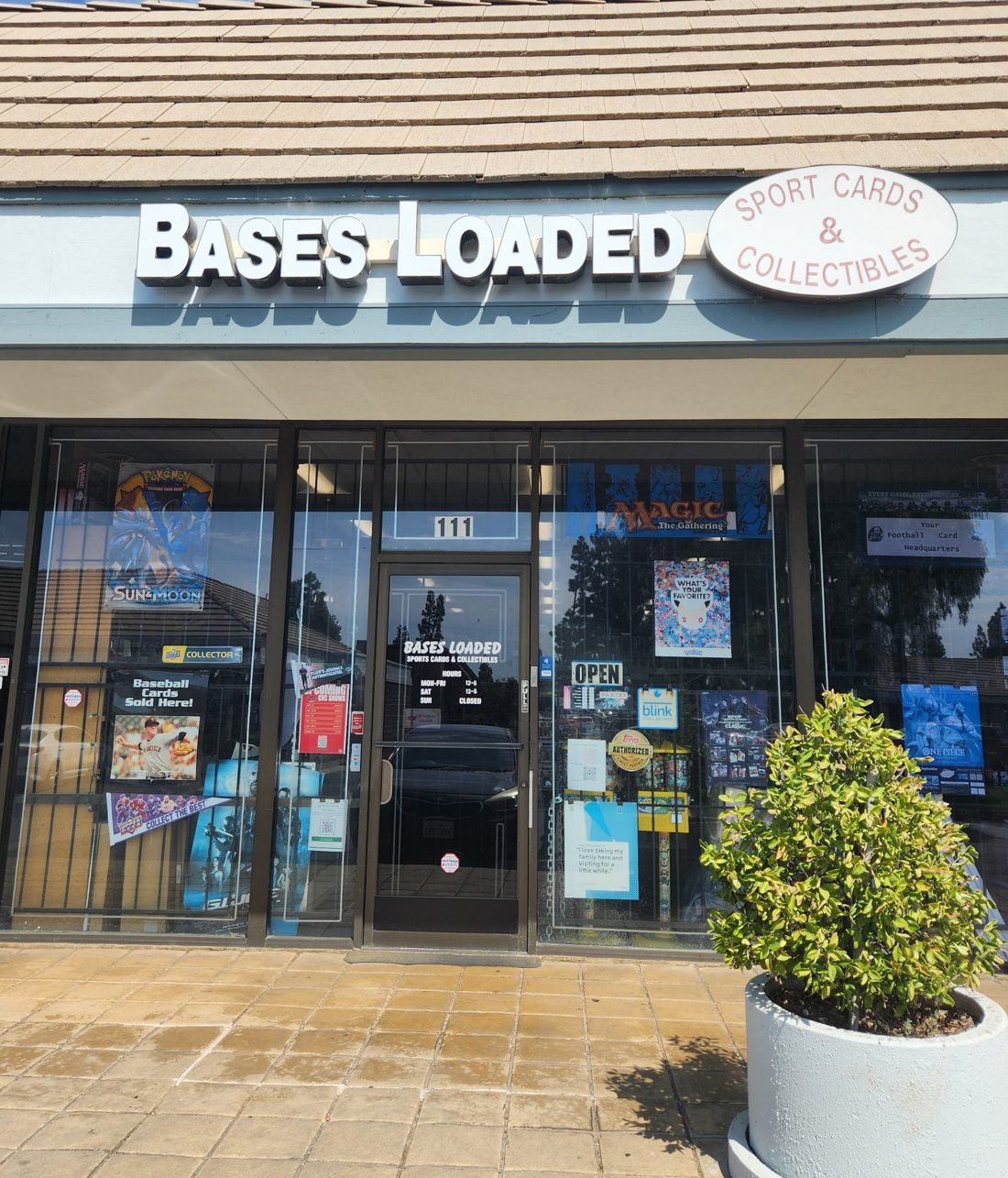 Bases Loaded Fresno storefront at 2745 W Shaw Ave