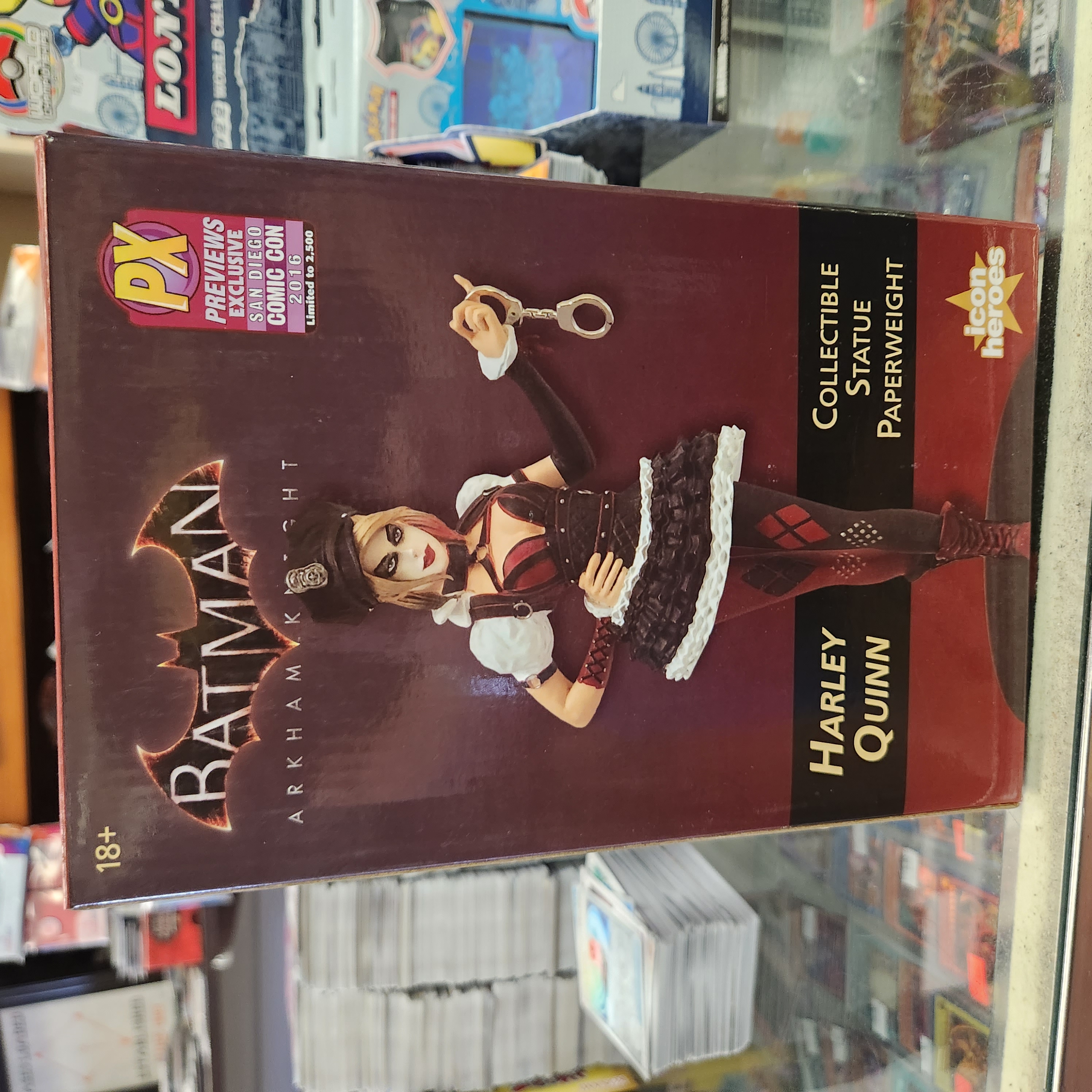 Harley Quinn Batman Arkham Knight Statue Paperweight PX Exc. San Diego Comic Con 2016  #/2500